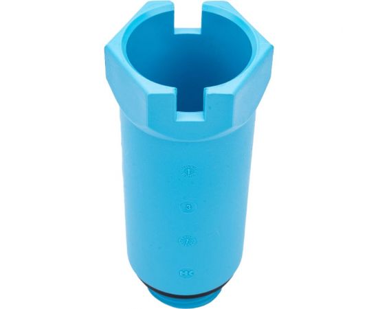 Монтажная заглушка Uni-Fitt Н 1/2"", с прокладкой, синяя 608B2000 – изображение 3