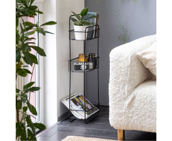 Стеллаж ЧМЗ 30,7x17,3x85,7 см, цвет черный 501-009-13 – изображение 3