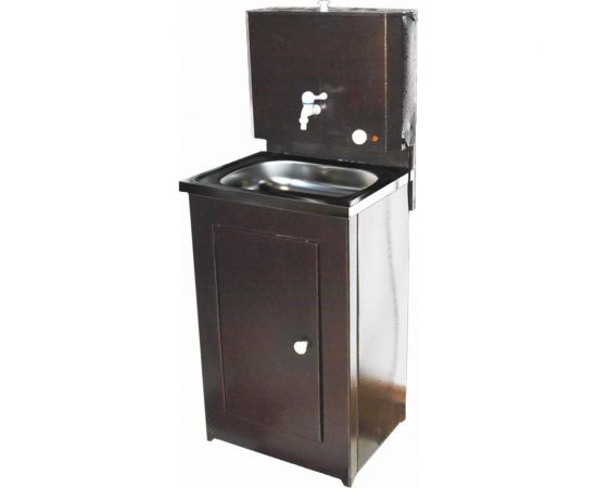 Дачный умывальник Вихрь КОМФОРТ с подогревом, нержавеющая мойка, цвет медь 74/4/7 – изображение 3