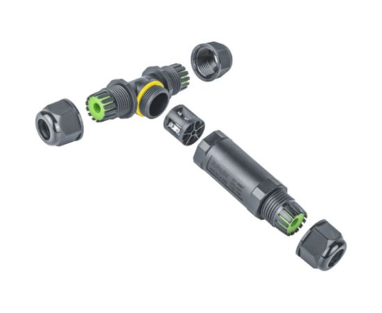 Коннектор Navigator 82 832 NTB-T01-3P-IP68 T-образный, 3PIN 82832 – изображение 3