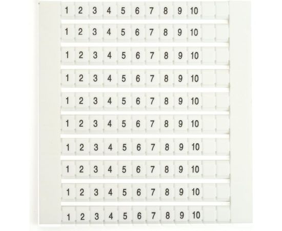 Маркеры для зни STEKKER (jxb st) с нумерацией 1-10 ld556-5, 49210 – изображение 3