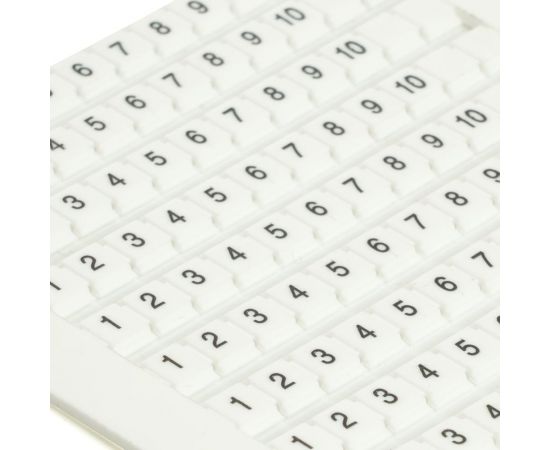 Маркеры для зни STEKKER (jxb st) с нумерацией 1-10 ld556-5, 49210 – изображение 4