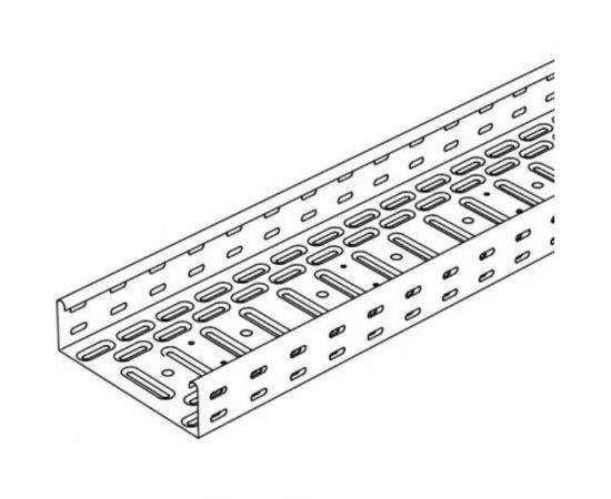Кабельный перфорированный лоток OBO Bettermann LKS 60x150x3000 мм (аналог 50x150) 6048912 – изображение 4