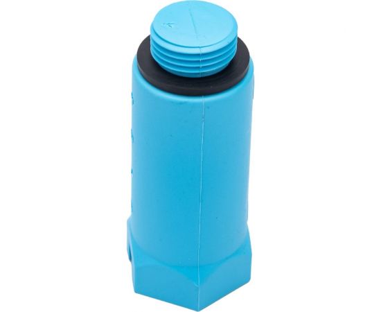 Монтажная заглушка Uni-Fitt Н 1/2"", с прокладкой, синяя 608B2000 – изображение 4