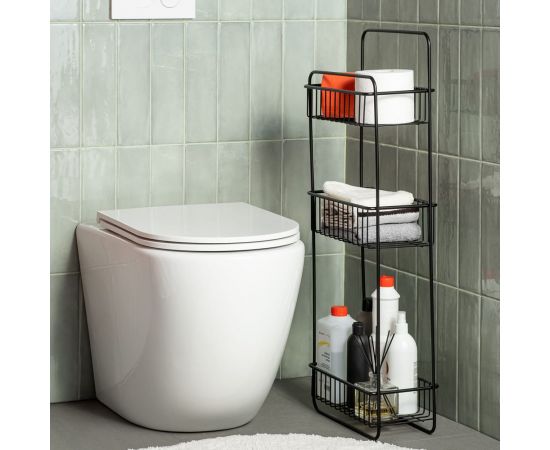 Стеллаж ЧМЗ 30,7x17,3x85,7 см, цвет черный 501-009-13 – изображение 4