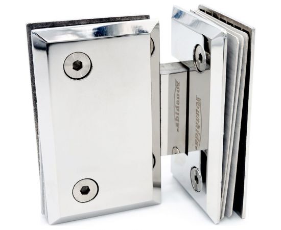 Петля стекло-стекло SERVICE PLUS 180, хром глянцевый CL-303S-PC – изображение 4