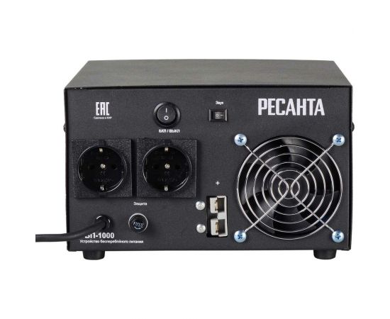Устройство бесперебойного питания Ресанта УБП-1000 61/49/4 – изображение 5