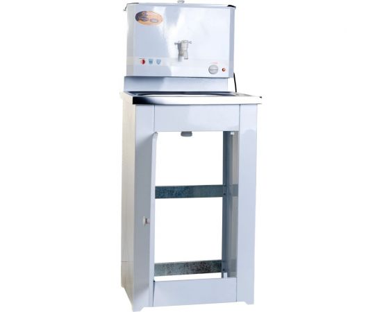 Дачный умывальник Вихрь КОМФОРТ с подогревом, нержавеющая мойка, цвет белый 74/4/6 – изображение 5