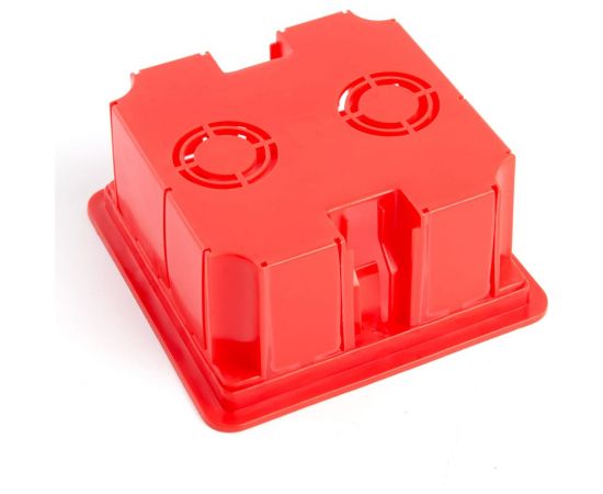 Монтажная коробка STEKKER EBX30-01-1-20-92 для сплошных стен, с крышкой, 92*92*45мм, IP20, красный (GE41001) 49004 – изображение 6