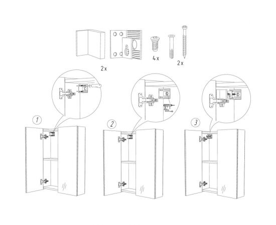 Шкаф-зеркало Айсберг Мечта 60 DM2306HZ – изображение 6