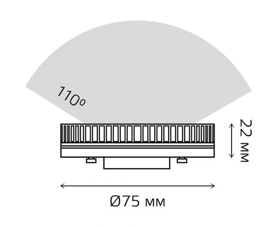 Лампа Gauss LED Elementary GX53 11W 830lm 4100K 83821 – изображение 7