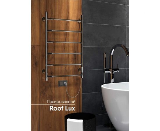 Полотенцесушитель INDIGO Roof Lux без полки (electro) 80/50 таймер, скрытый монтаж, универсальное подключение R/L LCRLE80-50BRRt LCRLE80-50Rt – изображение 7