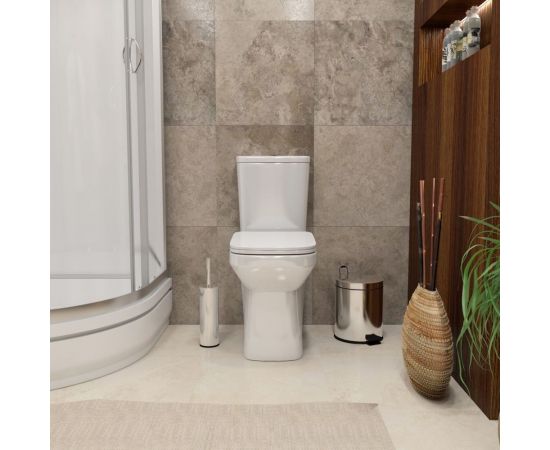 Напольный унитаз Teymi Kati безободковый, сиденье микролифт T40703 ЦБ-00267140 – изображение 7