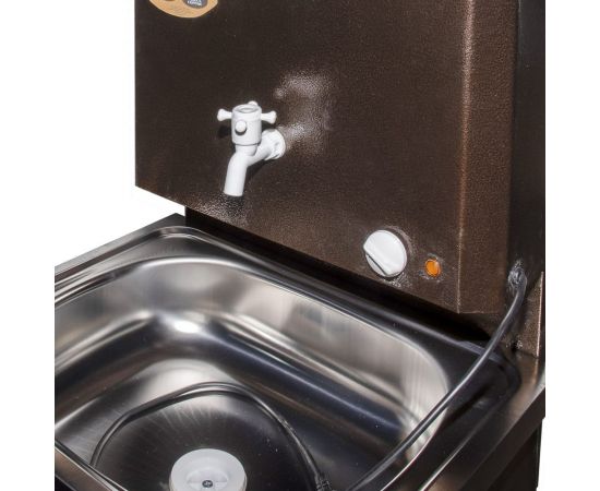 Дачный умывальник Вихрь КОМФОРТ с подогревом, нержавеющая мойка, цвет медь 74/4/7 – изображение 10