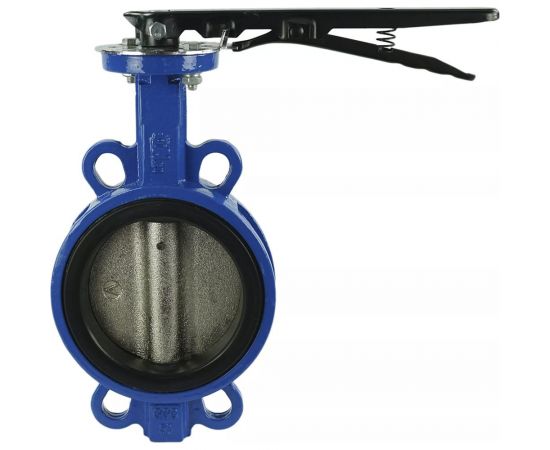 Дисковый поворотный затвор DN.ru GGG50-GGG40 Ду125 Ру16, уплотнение EPDM, под привод D050-01790 