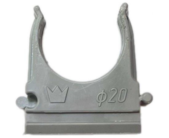 Клипса для гофротрубы Электропласт d20 мм (ЭП) 20KL100GR 