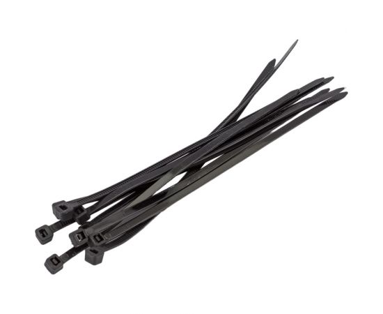 Кабельная стяжка хомут HLT 150x3.6 мм,черный, нейлон, уп. 100 шт. 4670042793657 