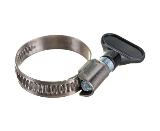 Червячный хомут с бабочкой СВК оцинкованный, w1/9 мм, 12 - 20 мм SVK-HW1020 Н0000026379 