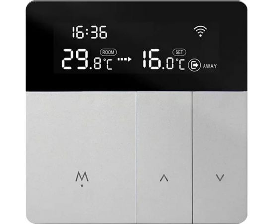 Терморегулятор для тёплого пола DN.ru T1-5SM-WF электронный программируемый, WI-FI, серый D390-00006 