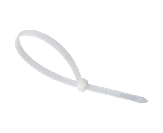 Нейлоновый хомут НЗЭТК 9х400 мм, белый 99796 