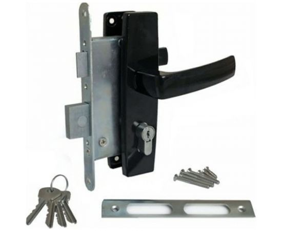 Врезной замок ЗЕНИТ ЗВ4-3.04 черный 17961 