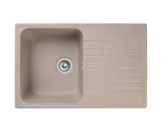 Мойка GRANFEST QUARZ чаша с крылом, 740х480 мм, песок 78 песок 