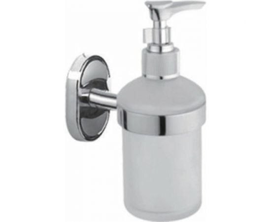 Дозатор для жидкого мыла/диспенсер HAIBA 250 мл., настенный, стеклянный, белый HB1927 