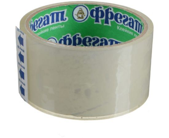 Клейкая лента Фрегат прозрачная, 48 ммх24 м, 45 мкм С482445 