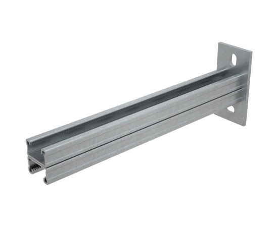 Двойная усиленная страт-консоль Система КМ 41х21 мм, L700 мм, s: 2,5 мм, HD, LO2595 2KSSU21-700 HD 