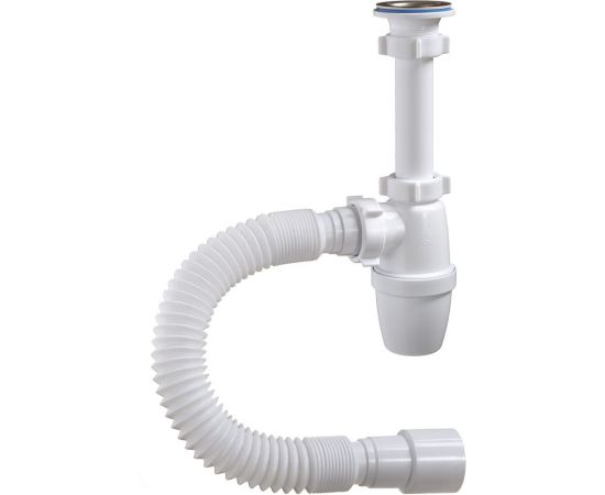 Бутылочный сифон ORIO 1 1/4х40, малый корпус, с удлиненным патрубком А-32059 