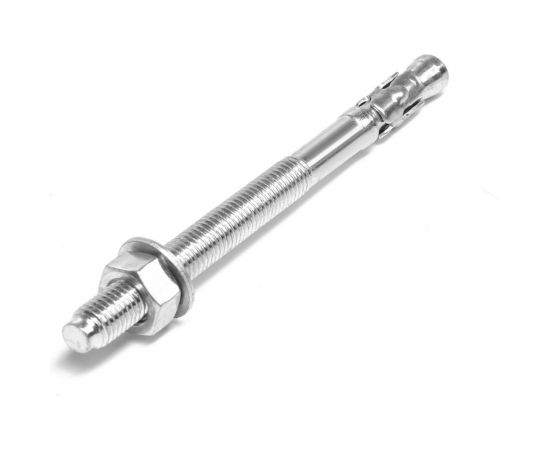 Клиновой анкер ТУНДРА белый цинк, 12x160 мм 9411470 