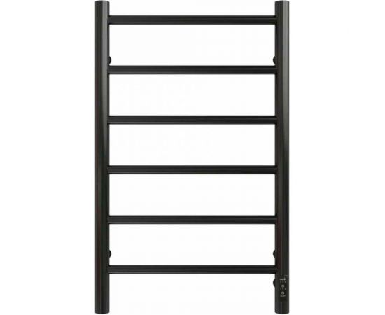 Электрический полотенцесушитель GROIS с/т черный матовый Laura GR-131 400x700 П6 RAL9005 R 