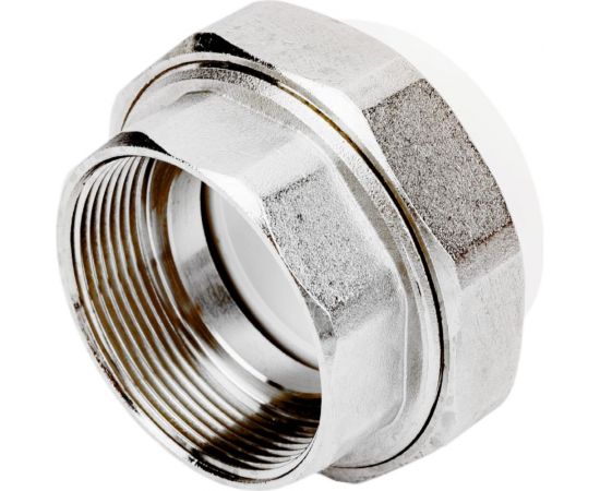 Комбинированная разъемная муфта (американка) PRO AQUA PP-R ВР белая d-50 мм 2" PA20023b – изображение 2