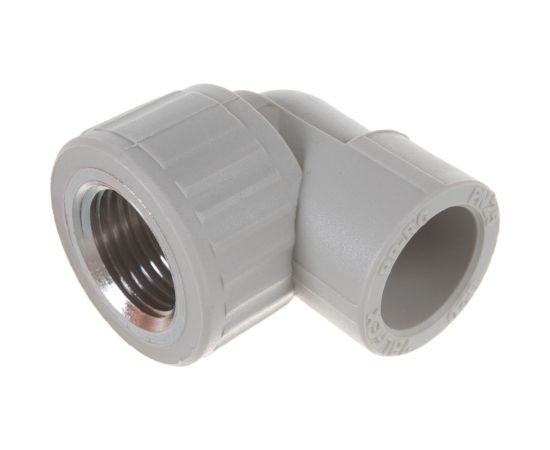 Угольник комбинированный с внутренней резьбой VALFEX PP-R серый, 20 мм х1/2"", 90 градусов 10125020Г 127-0486 – изображение 2