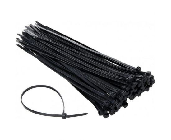 Нейлоновый хомут Вихрь 3,6x250 Ч 100 шт 73/9/1/28 – изображение 2