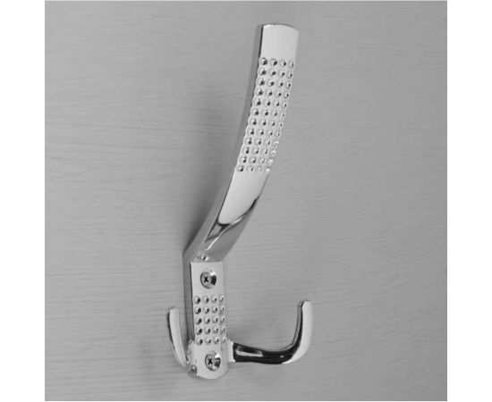 Мебельный крючок ТУНДРА KM302CP трехрожковый, цвет хром 1866173 – изображение 2