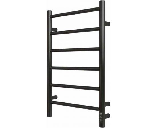 Электрический полотенцесушитель GROIS с/т черный матовый Laura GR-131 400x700 П6 RAL9005 R – изображение 2
