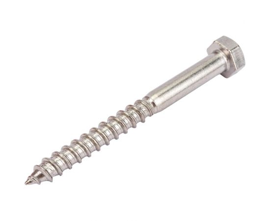 Сантехнический шуруп Невский Крепеж DIN 571, 8x80 нерж. сталь, 2 шт. 828163 – изображение 2
