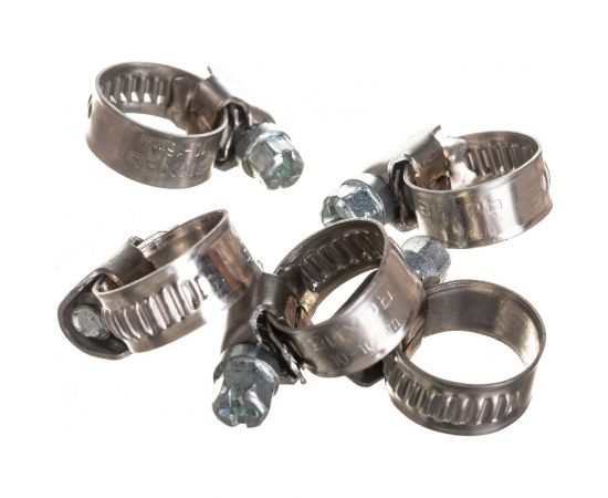 Металлический червячный хомут Вихрь 10-16, 9мм 50 шт 73/9/1/20 – изображение 2