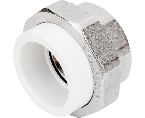 Комбинированная разъемная муфта (американка) PRO AQUA PP-R ВР белая d-50 мм 2" PA20023b – изображение 3