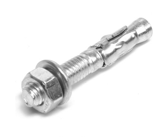 Клиновой анкер ТУНДРА белый цинк, 6x40 мм 9411457 – изображение 3