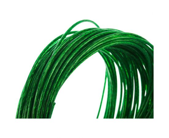 Металлополимерный цветной трос Tech-Krep 3мм 20м зеленый - накл. 136598 – изображение 3