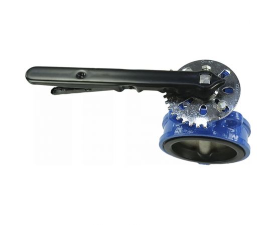 Дисковый поворотный затвор DN.ru GGG50-GGG40 Ду125 Ру16, уплотнение EPDM, под привод D050-01790 – изображение 3