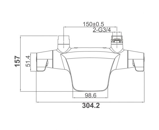 Смеситель для ванны D&K DA2143201 – изображение 4