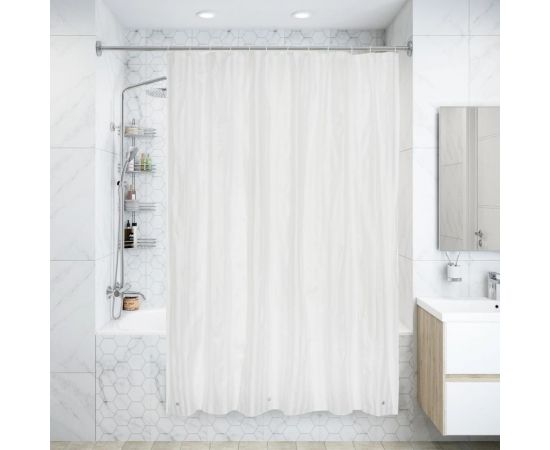 Шторка для ванной Vidage Банги, с кольцами, 180x200 1327033 – изображение 4