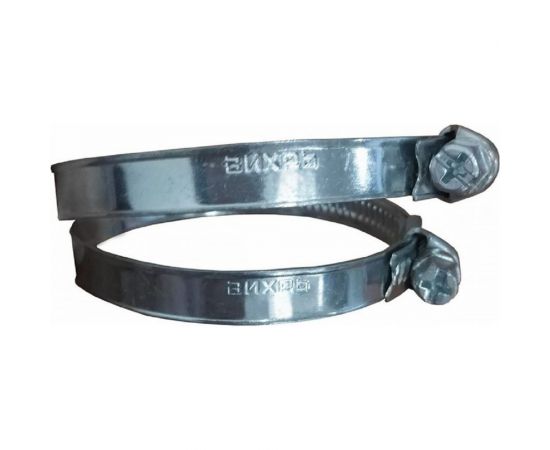 Металлический червячный хомут Вихрь 25-40, 9мм 25 шт 73/9/1/24 – изображение 4
