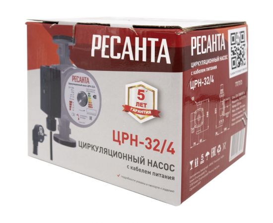 Циркуляционный насос Ресанта ЦРН-32/4 77/7/3 – изображение 10