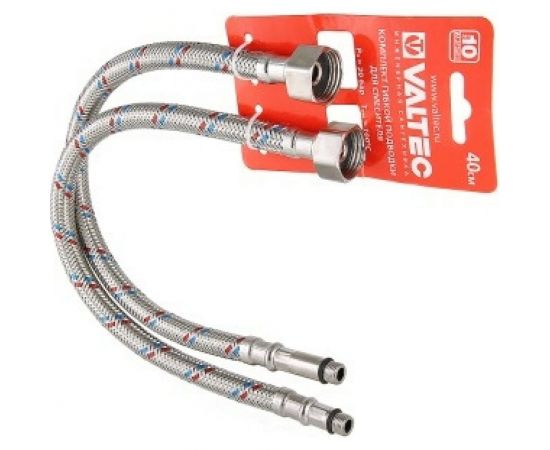 Комплект г/п для смесителя VALTEC М10х18+М10х35 - G1/2 30см VTf.005.IS.0410030 