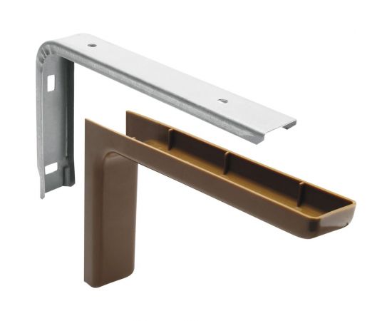 Консоль с декоративной накладкой Tech-Krep 240 мм, коричневый 1 шт. 129959 