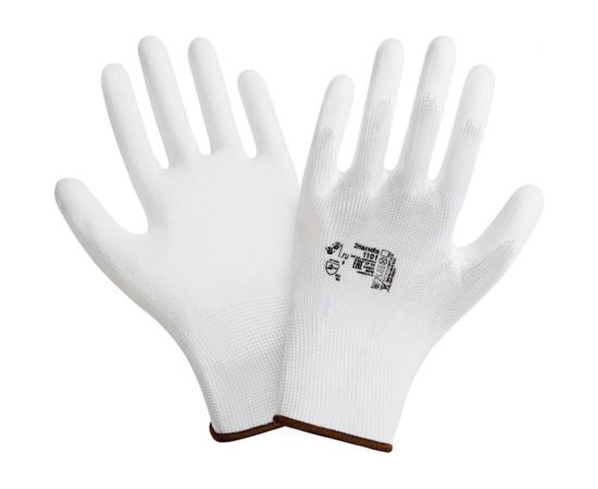 Перчатки 2Hands р-р 7, нейлон/pu покрытие ладони и пальцев 1101- 7 